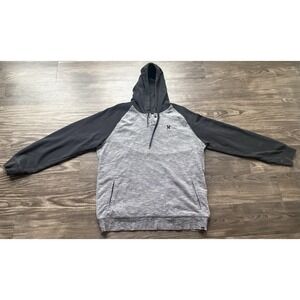 Men's Hurley Hoodie XL Grunge Streetwear Skater Y2K Vintage Inspired Black Gray